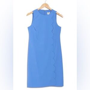 NWT Blue Scalloped Dress
